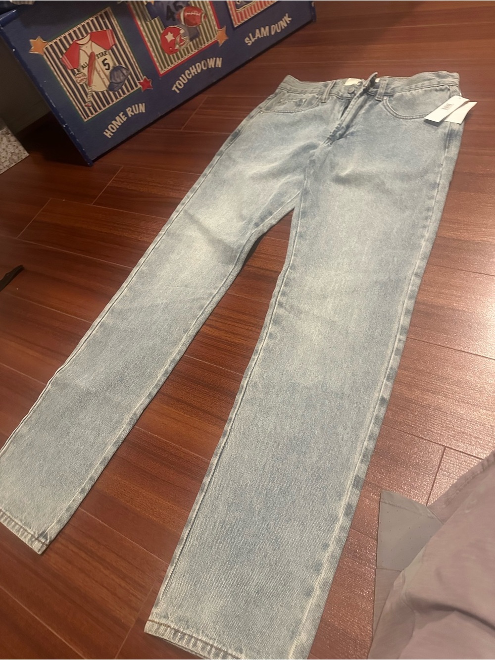 Nordstrom Light Blue Straight Leg Men's Jeans